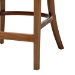 bali & pari Varen Seagrass and Mahogany Wood Counter Stool - BSOMD-39992-Varen-Walnut-Cushion-Arm-CS