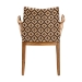 bali & pari Storsel Natural Rattan and Teak Wood Dining Chair, Two-Tone Brown - BSOStorsel Two-Toned-Cushion-DC
