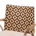 bali & pari Storsel Natural Rattan and Teak Wood Dining Chair, Two-Tone Brown - BSOStorsel Two-Toned-Cushion-DC