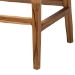 bali & pari Storsel Natural Rattan and Teak Wood Counter Stool, Two-Tone Brown - BSOStorsel Two-Toned-Cushion-CS