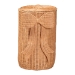 bali & pari Creusa Natural Rattan Laundry Basket with Bow Detail, Tall - BSOWS282-Honey Ada Rattan-Basket
