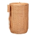 bali & pari Creusa Natural Rattan Laundry Basket with Bow Detail, Tall - BSOWS282-Honey Ada Rattan-Basket