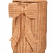 bali & pari Creusa Natural Rattan Laundry Basket with Bow Detail, Tall - BSOWS282-Honey Ada Rattan-Basket