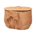 bali & pari Creusa Natural Rattan Laundry Basket with Bow Detail, Wide - BSOWS283-Honey Ada Rattan-Basket