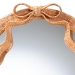 bali & pari Creusa Natural Rattan Accent Mirror with Bow Detail, Arch - BSOWS284-Honey Ada Rattan-Mirror