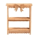 bali & pari Creusa Natural Rattan 2-Tier Wall Shelf with Bow Detail - BSOWS286-Honey Ada Rattan-Wall Shelf