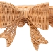 bali & pari Creusa Natural Rattan 2-Tier Wall Shelf with Bow Detail - BSOWS286-Honey Ada Rattan-Wall Shelf