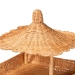 bali & pari Asante Natural Rattan 3-Tier Display Shelf with Pagoda Top - BSOWS289-Honey Ada Rattan-Shelf