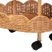 bali & pari Bulana Natural Rattan 3-Tier Rolling Storage Cart - BSOWS290-Honey Ada Rattan-Shelf