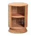 bali & pari Dorielle Natural Rattan End Table with Two Shelves - BSOWS292-Honey Ada Rattan-ET