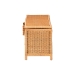 bali & pari Creusa Natural Rattan Storage Bench with Bow Detail - BSOWS295-Large-Honey Ada Rattan-Bench