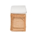bali & pari Rivka Natural Rattan Storage Bench with Scalloped Base and Cushion - BSOWS296-Original-Honey Ada Rattan-Cushion-Bench