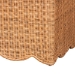 bali & pari Yoselin Natural Rattan Storage Bench with Scalloped Edge Frame - BSOWS297-Large-Honey Ada Rattan-Bench