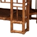 bali & pari Tahlia Marbled Tortoise Rattan Coffee Table with Open Shelf - BSOWS298-Tortoise-Coffee Table