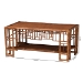 bali & pari Tahlia Marbled Tortoise Rattan Coffee Table with Open Shelf - BSOWS298-Tortoise-Coffee Table