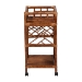 bali & pari Wahid Marbled Tortoise Rattan Kitchen Cart - BSOWS302-Tortoise-Cart