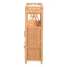 bali & pari Hendrina Natural Rattan and Mahogany Wood Shoe Cabinet, 4-Tier - BSOWS330-Honey Ada Rattan-Shoe Cabinet