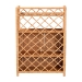 bali & pari Hendrina Natural Rattan and Mahogany Wood Shoe Cabinet, 4-Tier - BSOWS330-Honey Ada Rattan-Shoe Cabinet
