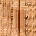 bali & pari Hendrina Natural Rattan and Mahogany Wood Shoe Cabinet, 4-Tier - BSOWS330-Honey Ada Rattan-Shoe Cabinet