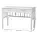 bali & pari Onella Natural Rattan Writing Desk with Two Drawers - BSOWS304-White Rattan-Desk
