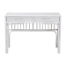 bali & pari Onella Natural Rattan Writing Desk with Two Drawers - BSOWS304-White Rattan-Desk