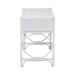 bali & pari Arben Natural Rattan Writing Desk with Three Drawers - BSOWS305-Med-White Rattan-Desk
