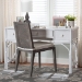 bali & pari Arben Natural Rattan Writing Desk with Three Drawers - BSOWS305-Med-White Rattan-Desk