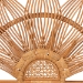 bali & pari Jasmine Natural Rattan Freestanding Headboard, Twin - BSOJasmine-Light Honey Rattan-Twin-HB