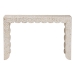 bali & pari Hedya Floral Capiz Shell Console Table with Scalloped Detailing - BSOF2508-FT7-Capiz-Console Table