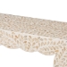 bali & pari Hedya Floral Capiz Shell Console Table with Scalloped Detailing - BSOF2508-FT7-Capiz-Console Table