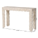 bali & pari Hedya Floral Capiz Shell Console Table with Scalloped Detailing - BSOF2508-FT7-Capiz-Console Table