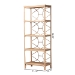 bali & pari Alger Natural Rattan 5-Tier Display Shelf - BSOAlger-Natural Rattan-Shelf
