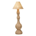 bali & pari Arlette Natural Rattan Floor Lamp