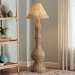 bali & pari Arlette Natural Rattan Floor Lamp - BSOArlette-Natural Rattan-Boxed-Floor Lamp