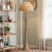 bali & pari Camille Natural Rattan Floor Lamp - BSOCamille-Natural Rattan-Boxed-Floor Lamp