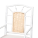 bali & pari Victor 2-Piece Dining Chair Set with Arms, White - BSOVictor-White/Natural Wooden-Arm-DC