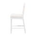 bali & pari Victor Counter Stool, White - BSOVictor-White/Natural Wooden-CS