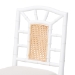 bali & pari Victor Counter Stool, White - BSOVictor-White/Natural Wooden-CS