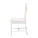 bali & pari Victor Dining Chair, White - BSOVictor-White/Natural Wooden-DC