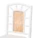 bali & pari Victor Dining Chair, White - BSOVictor-White/Natural Wooden-DC