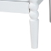 Baxton Studio Lucera 5-Piece Bedroom Set, White, King - BSOMG0110-4-White-King 5PC Bedroom Set