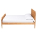 Baxton Studio Lucera Platform Bed, Oak Brown, King - BSOMG0110-4-NT Oak-King
