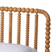Baxton Studio Lucera Platform Bed, Oak Brown, King - BSOMG0110-4-NT Oak-King