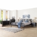 Baxton Studio Lucera 5-Piece Bedroom Set, Black, King - BSOMG0110-4-Black-King 5PC Bedroom Set