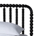 Baxton Studio Lucera 5-Piece Bedroom Set, Black, King - BSOMG0110-4-Black-King 5PC Bedroom Set