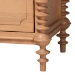 Baxton Studio Neviah 5-Piece Bedroom Set with 2-Drawer Nightstands, King, Beech Brown - BSOMG0267-1-Beech/5702 Rattan-King 5PC Four Poster Bedroom Set