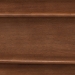 Baxton Studio Neviah 5-Piece Bedroom Set with 2-Drawer Nightstands, Queen, Walnut Brown - BSOMG0267-1-Walnut/5702 Rattan-Queen 5PC Four Poster Bedroom Set