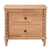 Baxton Studio Neviah 2-Drawer Nightstand, Beech Brown - BSOMG9029-Beech-2DW-NS