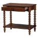 Baxton Studio Neviah 1-Drawer Nightstand, Walnut Brown - BSOMG9029-Walnut-1DW-NS