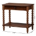 Baxton Studio Neviah 1-Drawer Nightstand, Walnut Brown - BSOMG9029-Walnut-1DW-NS
